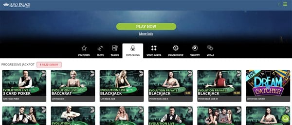 Euro Palace Casino Roulette Review